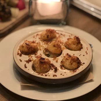 Seasons 52 - Lump Crab and Shrimp Stuffed Mushrooms - New American Near Me - Albuquerque, New Mexico Seasons 52 - Lump Crab and Shrimp Stuffed Mushrooms - New American Near Me - Albuquerque, New Mexico