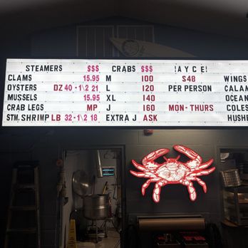 Captain James Crab House - Menu - Seafood Near Me - Baltimore, Maryland