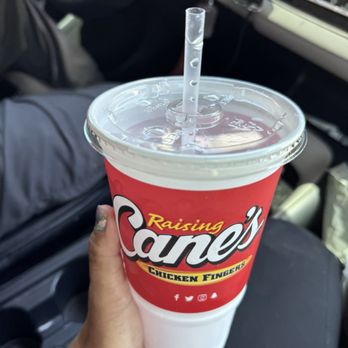 Raising Cane's Chicken Fingers - 36 cents iced tap water - Chicken Shop Near Me - Murrieta, California