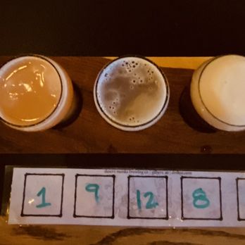 Desert Monks Brewing - My beer flight! - Breweries Near Me - Gilbert, Arizona