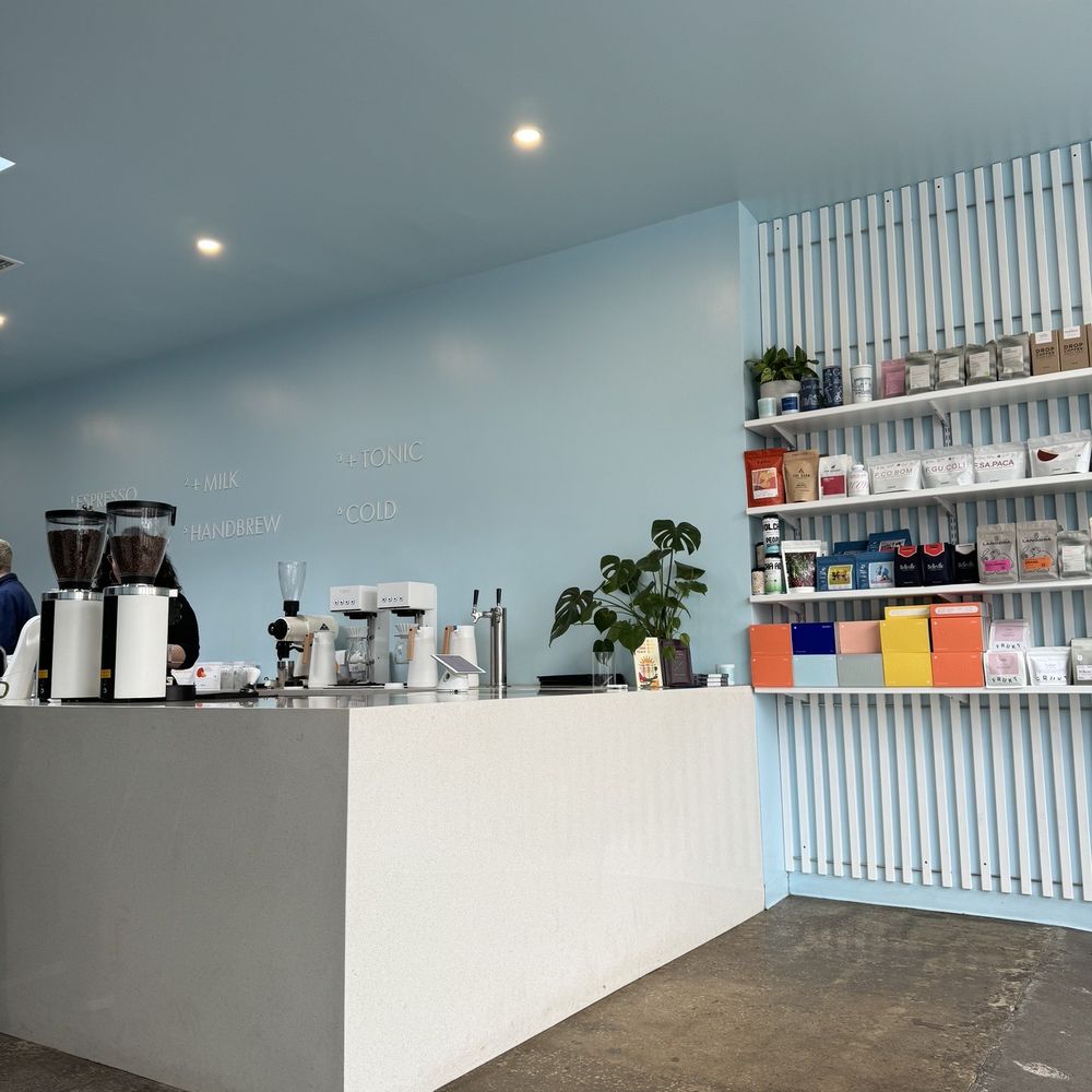 Dayglow - a man standing at a counter in a coffee shop - Coffee & Tea Near Me - Brooklyn, New York
