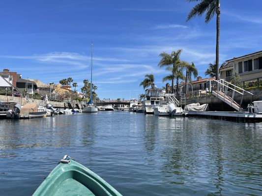 Kayaks On the Water by null