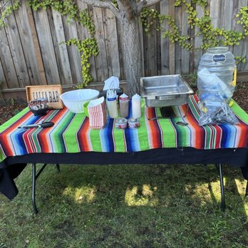 Vatos Tacos - Salsa bar being set up - Caterers Near Me Vatos Tacos - Salsa bar being set up - Caterers Near Me