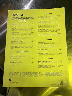 Menu photo 3 Mola Washington, DC, DC