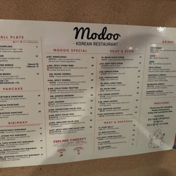 Modoo Restaurant - Menu - Korean Near Me - Lynnwood, Washington Modoo Restaurant - Menu - Korean Near Me - Lynnwood, Washington