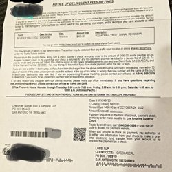 Linebarger Goggan Blair & Sampson Llp - Scam letter
