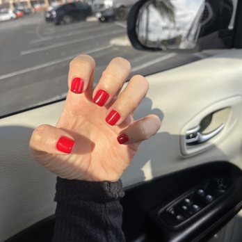 JJ Nail Club - Red gel nail - Nail Salons Near Me - Placentia, California JJ Nail Club - Red gel nail - Nail Salons Near Me - Placentia, California