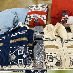 Pendleton Woolen Mill Store - Men's zippered wool cardigans