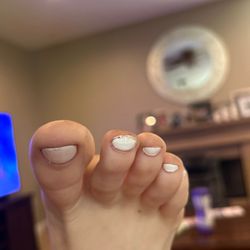 Modern Nails - Toenails didn't come out as nice