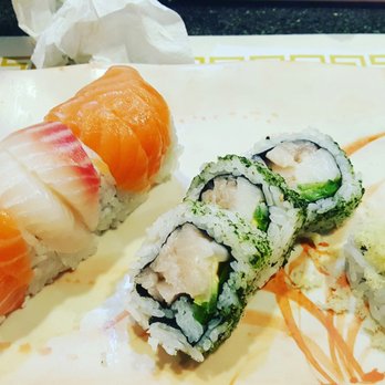 Makiboy - Today's special. Salmon and yellowtail with fresh crab salad! - Asian Fusion Near Me - Irving, Texas Makiboy - Today's special. Salmon and yellowtail with fresh crab salad! - Asian Fusion Near Me - Irving, Texas