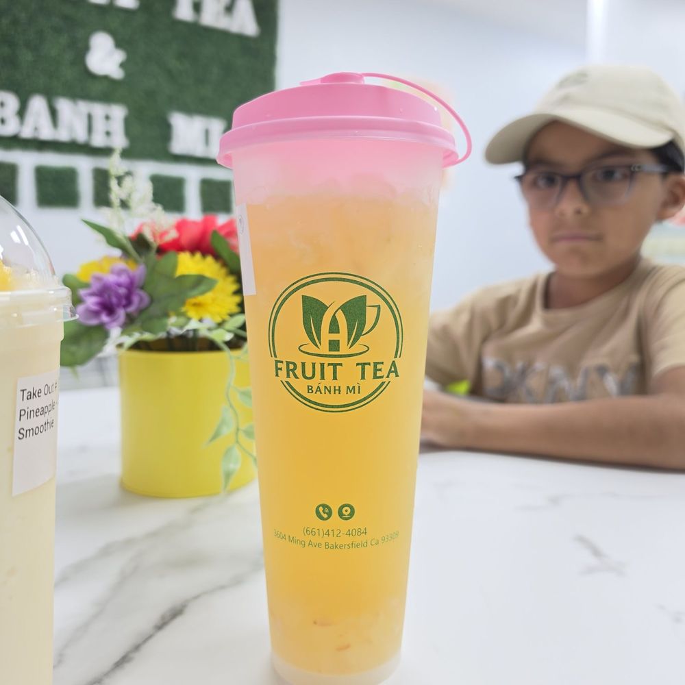 A Fruit Tea - Banh Mi - Bubble Tea Near Me - Bakersfield, California
