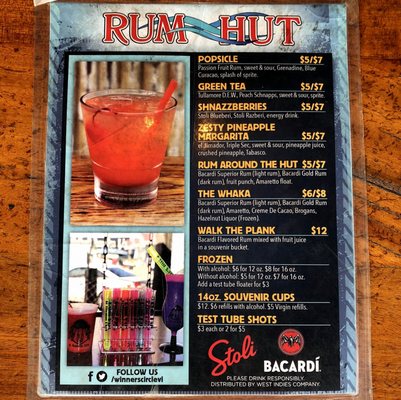 Menu photo 5 The Rum Hut Saint Thomas, VI