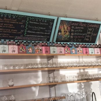 The Wine Stand - Rosé ciders and inside menu - Wine Tasting Room Near Me - Sagaponack, New York