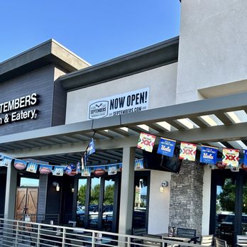 Septembers Taproom & Eatery - Patio and Entrance - Sports Bars Near Me - Perris, California Septembers Taproom & Eatery - Patio and Entrance - Sports Bars Near Me - Perris, California