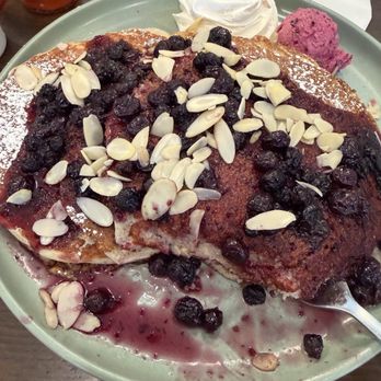 The Pantry - Lemon Ricotta Pancakes with Bluberries - Breakfast & Brunch Near Me - Roseville, California The Pantry - Lemon Ricotta Pancakes with Bluberries - Breakfast & Brunch Near Me - Roseville, California