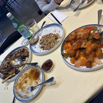 Dim Sum House - Mongolian Beef, BBQ Pork Fried Rice, and Sweet/Sour Chicken. All delish!! - Cantonese Near Me - Clermont, Florida