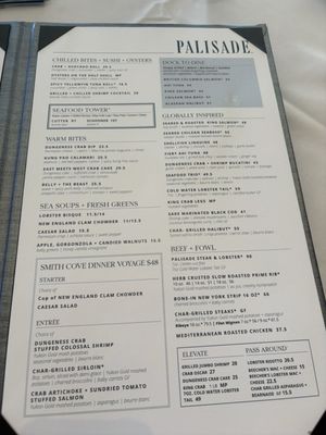 Menu photo 1 Palisade Seattle, WA