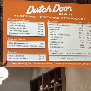 Dutch Door Donuts - Menu - Coffee & Tea Near Me - Healdsburg, California Dutch Door Donuts - Menu - Coffee & Tea Near Me - Healdsburg, California