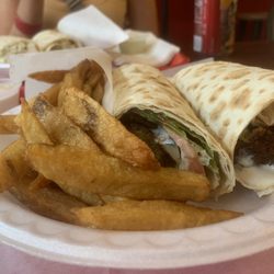 European Republic - Falafel Wrap Combo