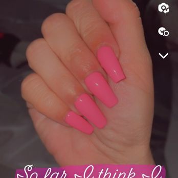 Acryliq Nails - Hot pink GelX - Nail Salons Near Me - Canoga Park, California