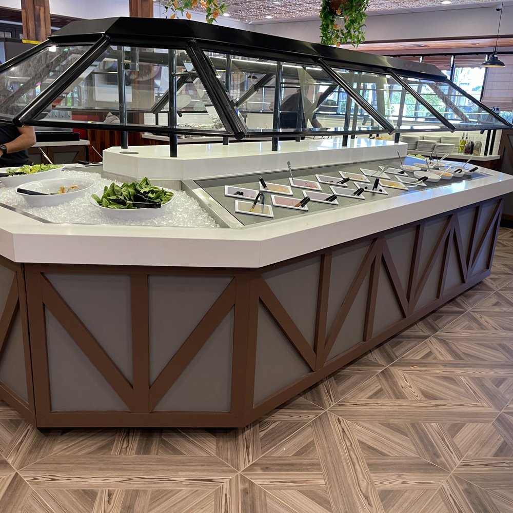 Sizzler - Ice cold Salad bar. So fresh. - Seafood Near Me - Corona, California Sizzler - Ice cold Salad bar. So fresh. - Seafood Near Me - Corona, California