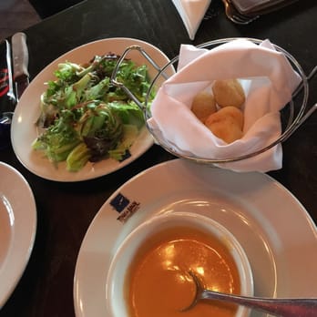 Texas de Brazil - Salad, lobster bisque, and rolls - Brazilian Near Me - Columbus, Ohio Texas de Brazil - Salad, lobster bisque, and rolls - Brazilian Near Me - Columbus, Ohio