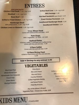Menu photo 1 Busy Bee Cafe Pearland, TX