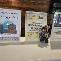 Fort Vancouver Visitor Center & Gift Shop - At the ranger desk