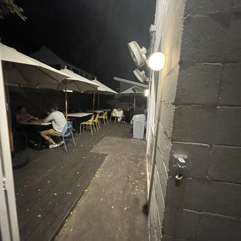 Gati - Outside patio besides the building - Ice Cream & Frozen Yogurt Near Me - Austin, Texas