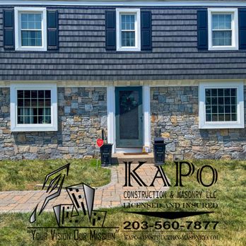 KAPO Construction & Masonry - Stone Veneer for the siding done in West Hartford CT - Masonry/Concrete Near Me - Wolcott, Connecticut KAPO Construction & Masonry - Stone Veneer for the siding done in West Hartford CT - Masonry/Concrete Near Me - Wolcott, Connecticut
