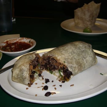 Medusa's - Regular carne asada burrito w black beans, rice, cilantro, onions - Mexican Near Me - Cambria, California