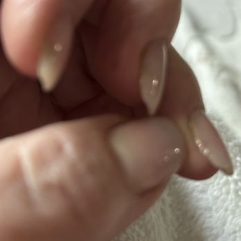 Cali Nails and Spa - Color (pale green, almost white on the edges) - Nail Salons Near Me - Vacaville, California
