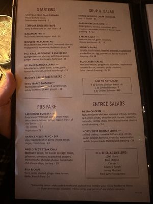 Menu photo 4 Emory's On Silver Lake Everett, WA