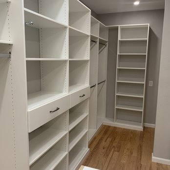 Closets by Design - Austin - Long wall - Home Organization Near Me - Austin, Texas Closets by Design - Austin - Long wall - Home Organization Near Me - Austin, Texas