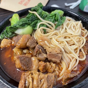 Dun Huang Syosset - Braised Beef Noodle Soup 紅燒牛肉麵 (+extra noodles 加面) - Chinese Near Me - Syosset, New York Dun Huang Syosset - Braised Beef Noodle Soup 紅燒牛肉麵 (+extra noodles 加面) - Chinese Near Me - Syosset, New York