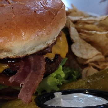 TED’s - a plate of food including a burger and chips - Bars Near Me - Spring Lake, Michigan TED’s - a plate of food including a burger and chips - Bars Near Me - Spring Lake, Michigan