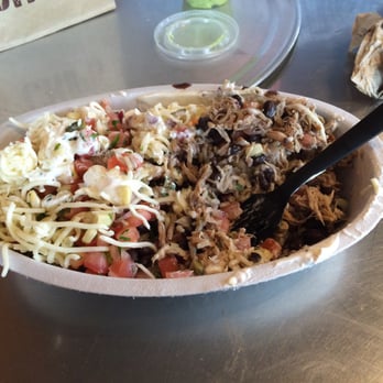Chipotle Mexican Grill - Carnitas bowl that I mixed half of. - Mexican Near Me - Pittsburgh, Pennsylvania Chipotle Mexican Grill - Carnitas bowl that I mixed half of. - Mexican Near Me - Pittsburgh, Pennsylvania
