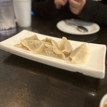Stone Bowl House - Poached dumpling appetizer - Korean Near Me - Atlanta, Georgia Stone Bowl House - Poached dumpling appetizer - Korean Near Me - Atlanta, Georgia