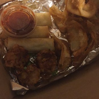 Eastern Peak - Sampler. Rangoons, spring roll, dumplings, and gyoza - Asian Fusion Near Me - Nashville, Tennessee