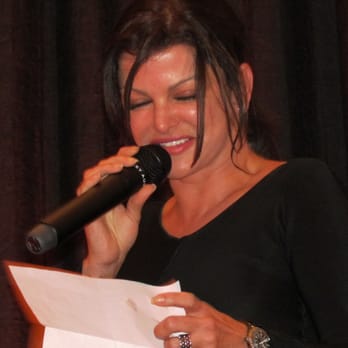 Three Square - Carla reading from her roasting script. - Food Banks Near Me - Las Vegas, Nevada