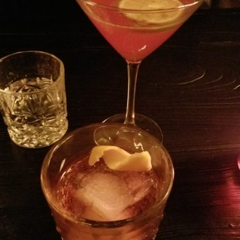 1922 - The Al Capone (great!) and...something pink and sparkley :) - Cocktail Bars Near Me - El Paso, Texas