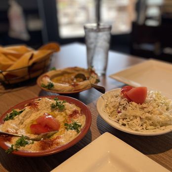 Mediterranean Bistro - Hummus and mutabel - Mediterranean Near Me - Porter Ranch, California