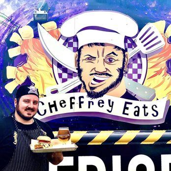 Cheffrey Eats - Cheffrey w/Old school burger - Food Trucks Near Me - Boca Raton, Florida Cheffrey Eats - Cheffrey w/Old school burger - Food Trucks Near Me - Boca Raton, Florida