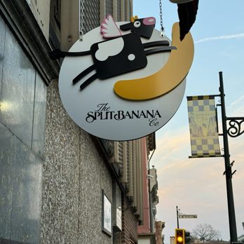 The Split Banana - Their Sign - Ice Cream & Frozen Yogurt Near Me - Staunton, Virginia The Split Banana - Their Sign - Ice Cream & Frozen Yogurt Near Me - Staunton, Virginia