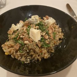 Restaurant Zwickmühle - Risotto aus Getreide und mit Gorgonzola