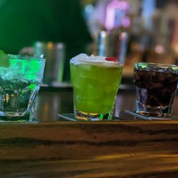 McNally's Irish Pub - Vodka tonic, Midori sour, and Black Russian.