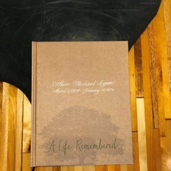 Khalligraphy - Here's the book. Ana did the writing in white. The text on the bottom came with the book. I didn't blur here because this info is on the web