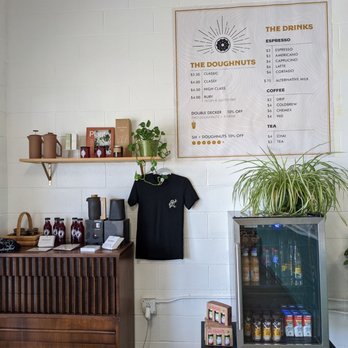 Bristol Doughnut - Menu and cute little merch corner - Coffee & Tea Near Me - Albuquerque, New Mexico