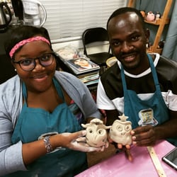 Coffee and Canvas - Pottery date!