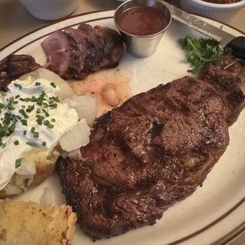 The Hitching Post 2 - 12 oz ribeye and 7oz smoked duck - Steakhouses Near Me - Buellton, California